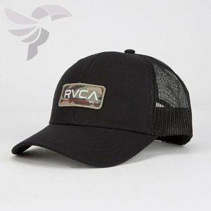 RVCA Ticket II Black Combo Trucker Hat